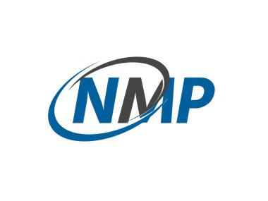 NMP harfi yaratıcı modern zarif logo tasarımı