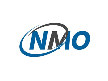 NMO harfi yaratıcı modern zarif logo tasarımı