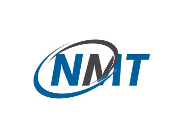 NMT harfi yaratıcı modern zarif logo tasarımı