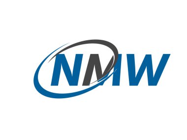 NMW harfli modern zarif logo tasarımı