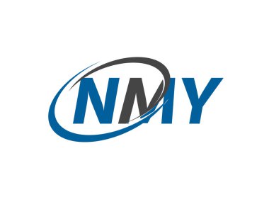 NMY mektup yaratıcı modern zarif logo tasarımı
