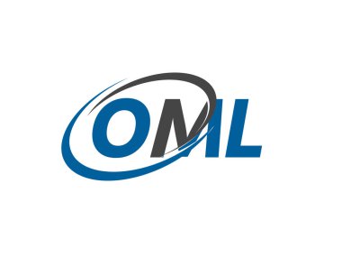 OML harfi yaratıcı modern zarif logo tasarımı