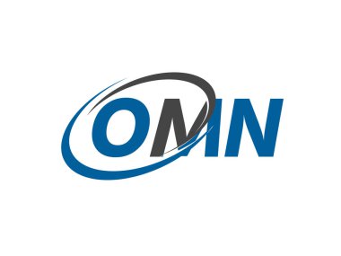 OMN harfi yaratıcı modern zarif logo tasarımı