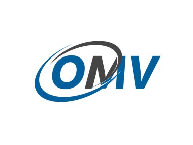 OMV harfli modern zarif logo tasarımı