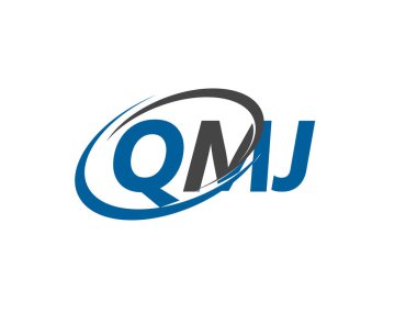 QMJ harfi yaratıcı modern zarif logo tasarımı