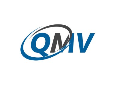 QMV harfi yaratıcı modern zarif logo tasarımı