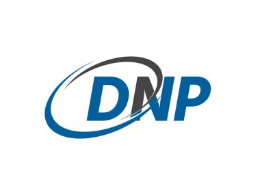 DNP harfi yaratıcı modern zarif logo tasarımı