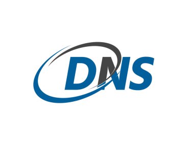 DNS harfi yaratıcı modern zarif logo tasarımı
