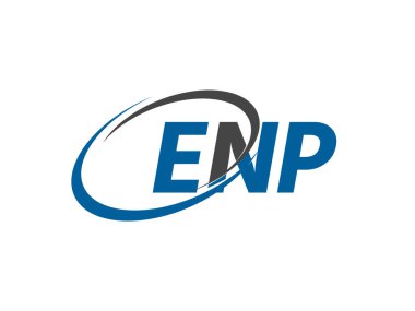 ENP harfi yaratıcı modern zarif logo tasarımı