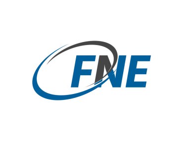 FNE mektup yaratıcı modern zarif logo tasarımı