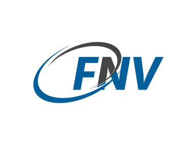 FNV harfli modern zarif logo tasarımı