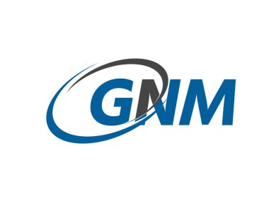 GNM harfi yaratıcı modern zarif logo tasarımı