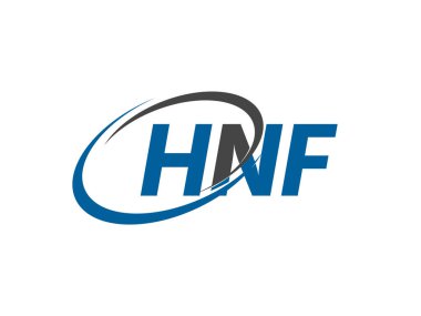 HNF harfli modern zarif logo tasarımı