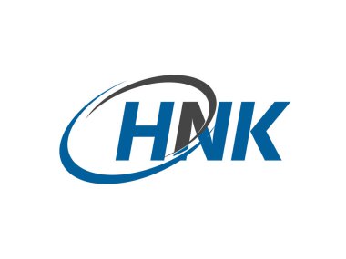 HNK harfi yaratıcı modern zarif logo tasarımı