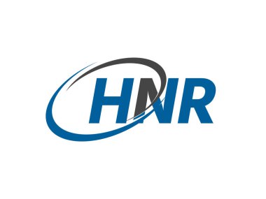 HNR harfi yaratıcı modern zarif logo tasarımı