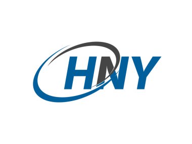HNY harfi yaratıcı modern zarif logo tasarımı