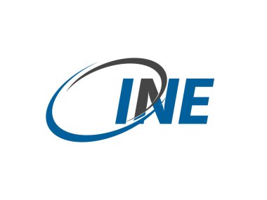 INE harfi yaratıcı modern zarif logo tasarımı
