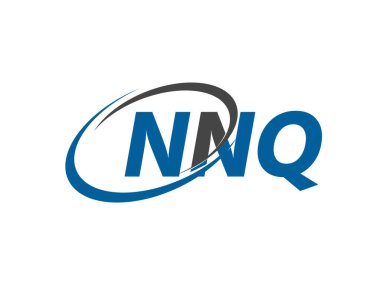 NNQ harfi yaratıcı modern zarif logo tasarımı