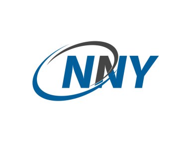NNY harfi yaratıcı modern zarif logo tasarımı