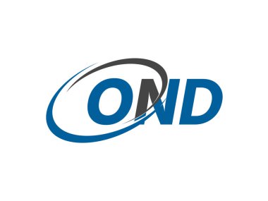OND mektup yaratıcı modern zarif logo tasarımı