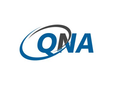 QNA harfi yaratıcı modern zarif logo tasarımı