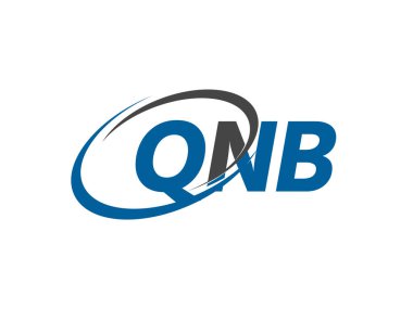 QNB harfi yaratıcı modern zarif logo tasarımı