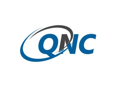 QNC harfi yaratıcı modern zarif logo tasarımı
