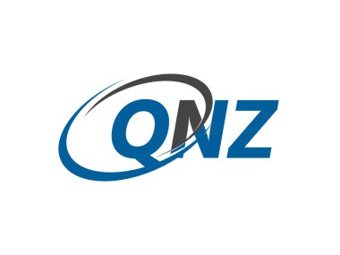 QNZ harfi yaratıcı modern zarif logo tasarımı