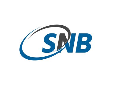 SNB harfi yaratıcı modern zarif logo tasarımı
