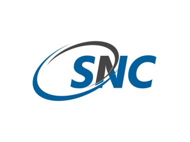 SNC harfi yaratıcı modern zarif logo tasarımı