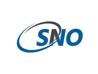 SNO harfi yaratıcı modern zarif logo tasarımı