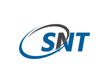 SNT harfi yaratıcı modern zarif logo tasarımı