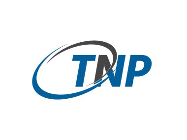 TNP harfi yaratıcı modern zarif logo tasarımı