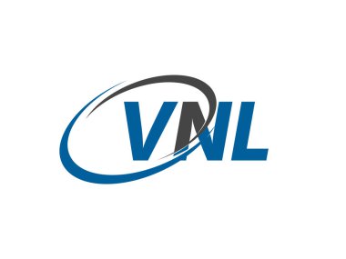 VNL harfi yaratıcı modern zarif logo tasarımı