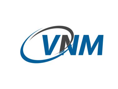 VNM harfli modern zarif logo tasarımı