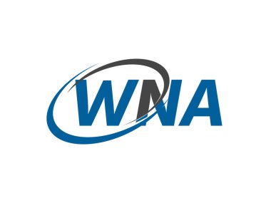 WNA harfi yaratıcı modern zarif logo tasarımı