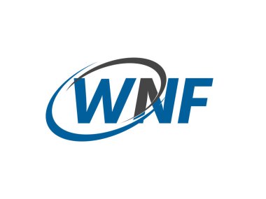 WNF harfi yaratıcı modern zarif logo tasarımı