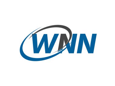 WNN harfi yaratıcı modern zarif logo tasarımı