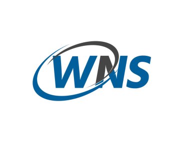 WNS harfi yaratıcı modern zarif logo tasarımı