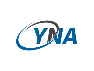 YNA harfi yaratıcı modern zarif logo tasarımı