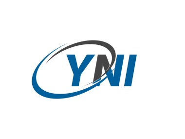 YNI harfi yaratıcı modern zarif logo tasarımı