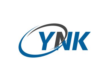 YNK harfi yaratıcı modern zarif logo tasarımı