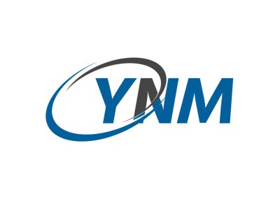 YNM harfi yaratıcı modern zarif logo tasarımı