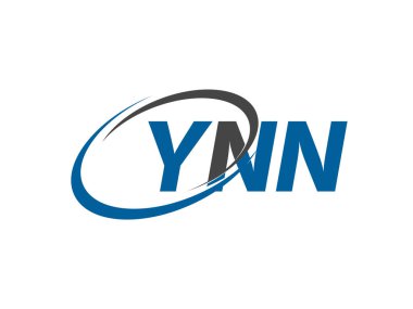YNN harfi yaratıcı modern zarif logo tasarımı