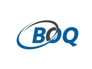 BOQ yaratıcı logo tasarımı vektör çizimi   