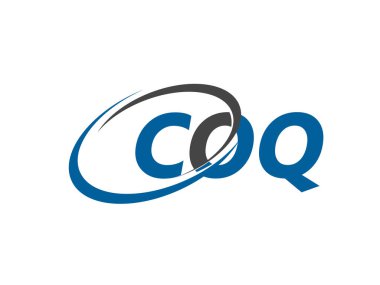 COQ yaratıcı logo tasarımı vektör çizimi   