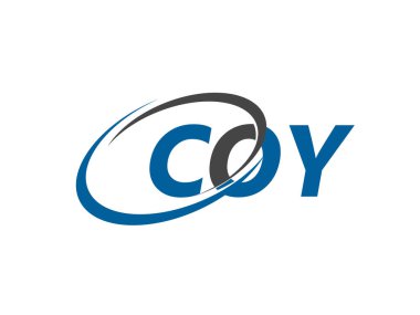 COY yaratıcı logo tasarımı vektör çizimi   