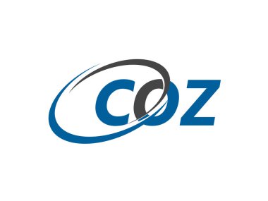 COZ yaratıcı logo tasarımı vektör çizimi   