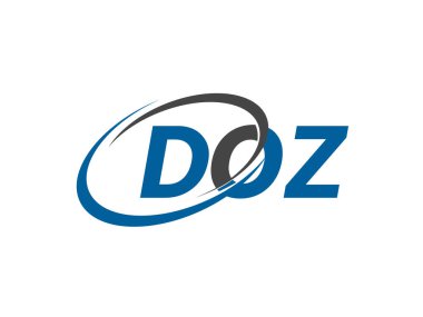 EOZ yaratıcı logo tasarımı vektör çizimi   