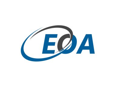 EOA yaratıcı logo tasarımı vektör çizimi   